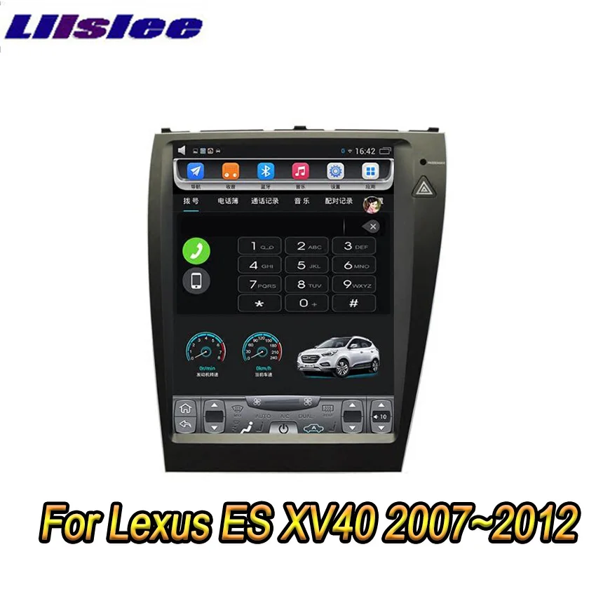 Liislee 2 din Android для Lexus ES 350 GSV40 2007 ~ 2012 большой экран Автомобильный мультимедийный