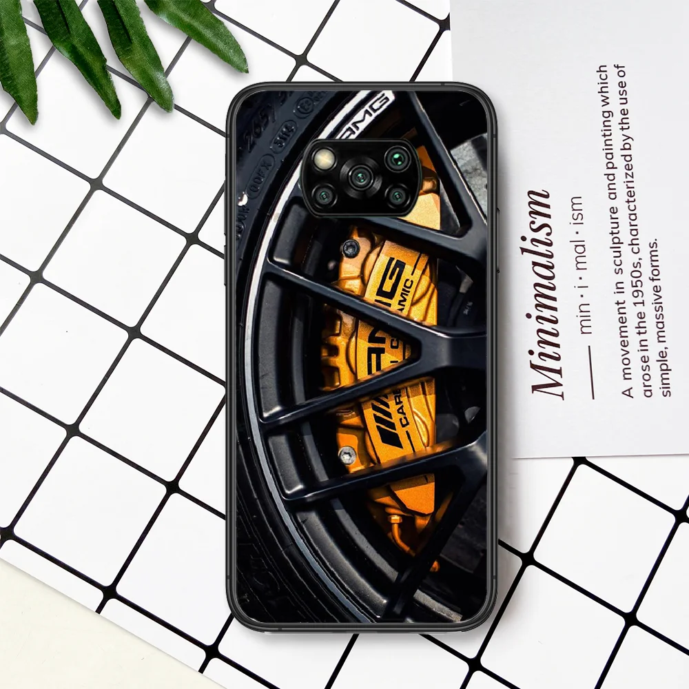 

Luxury Benz AMG Car Phone Case For Xiaomi Mi Note 10 A3 9 MAX 3 A2 8 9 Lite Pro Ultra black Cover 3D Cell Painting Etui Fashion