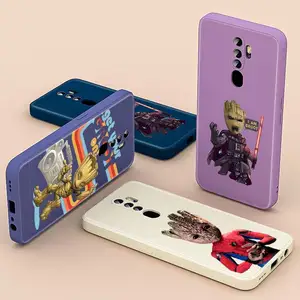 groot baby cute disney for oppo a93s a74 a94 5g ax5 a31 find x3 x2 lite neo f17 f11 pro f7 f5 liquid silicone phone case free global shipping