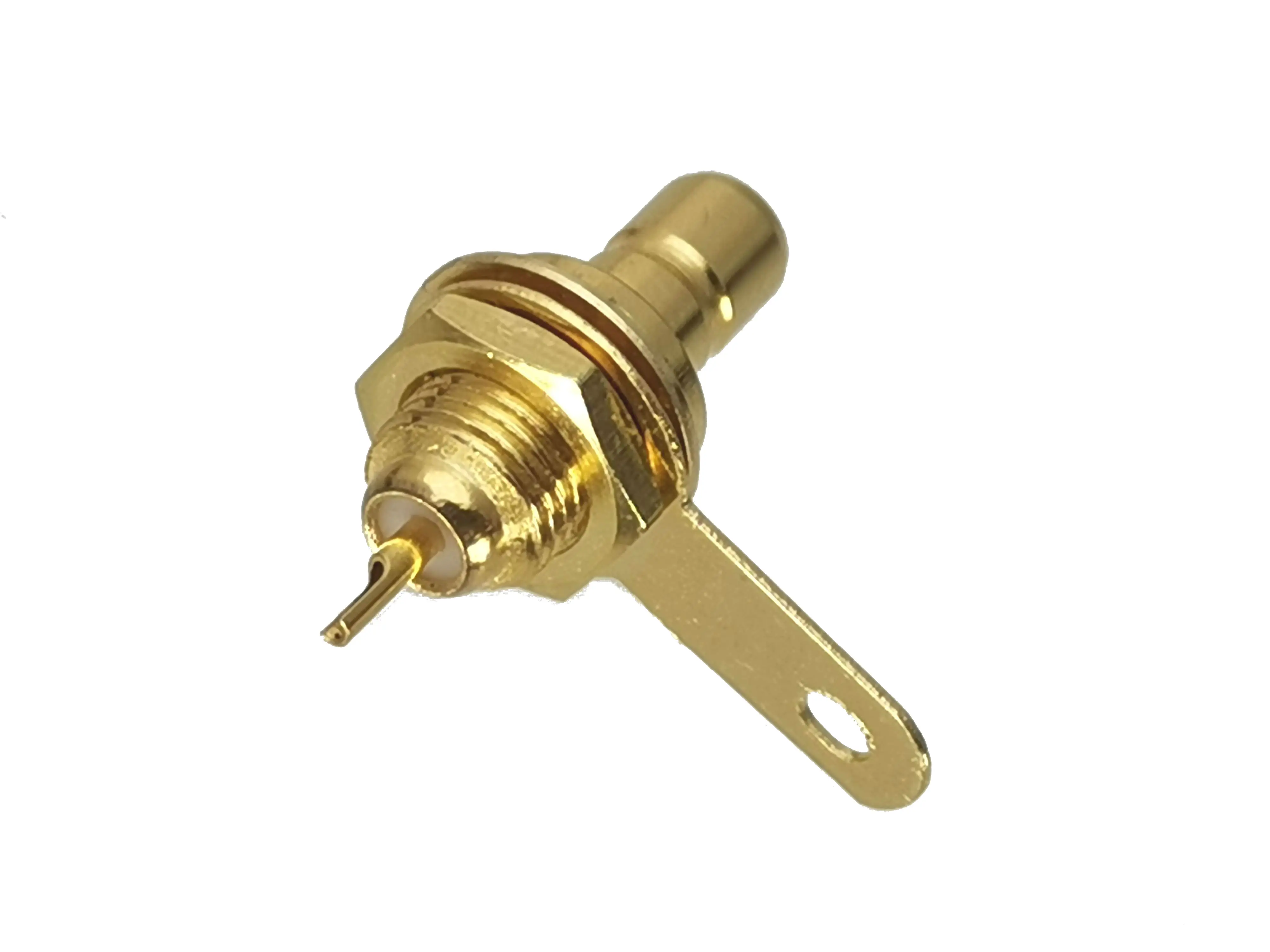 Соединитель гайка перегородка ПТФЭ припой панель крепление прямая|Соединители| |