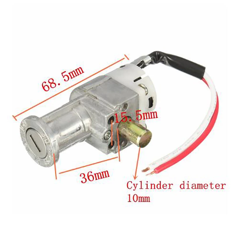 

Bycicle Performance Universal Battery Chager Mini Lock with 2 keys For Motorcycle Electric Bike Scooter E-bike Electric Lock