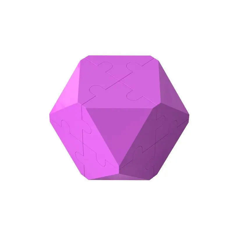 

New 3D intelligence magic cube puzzle decompression toy gift cross border popular children's colorful magic cube