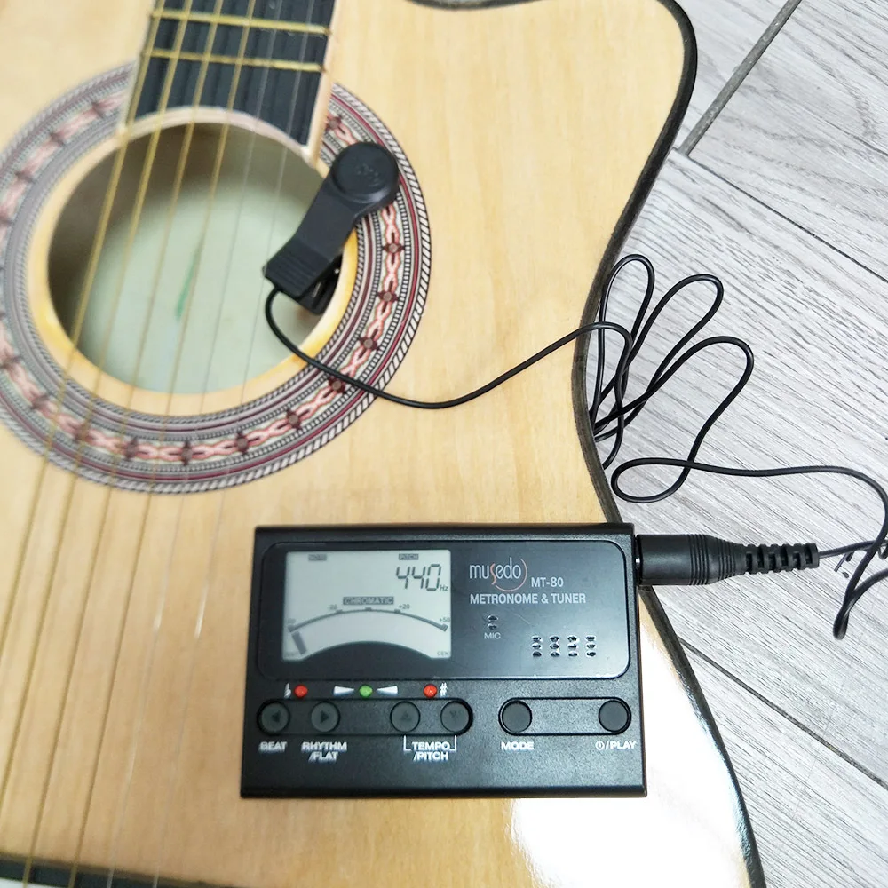 

Mt 80 Violin Chromatic Tuner Metronome Tone Generator Batteries Pickup Electric Guitar Kit Electric Guitar Parts