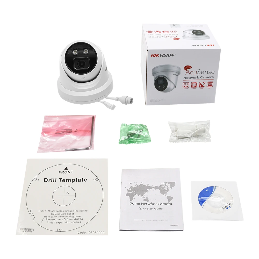 IP-камера Hikvision 8 Мп с встроенным микрофоном | Безопасность и защита