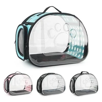 transparent pet cat dog carrier bag space capsule foldable breathable pet travel bag outdoor backpack travel carrying handbag