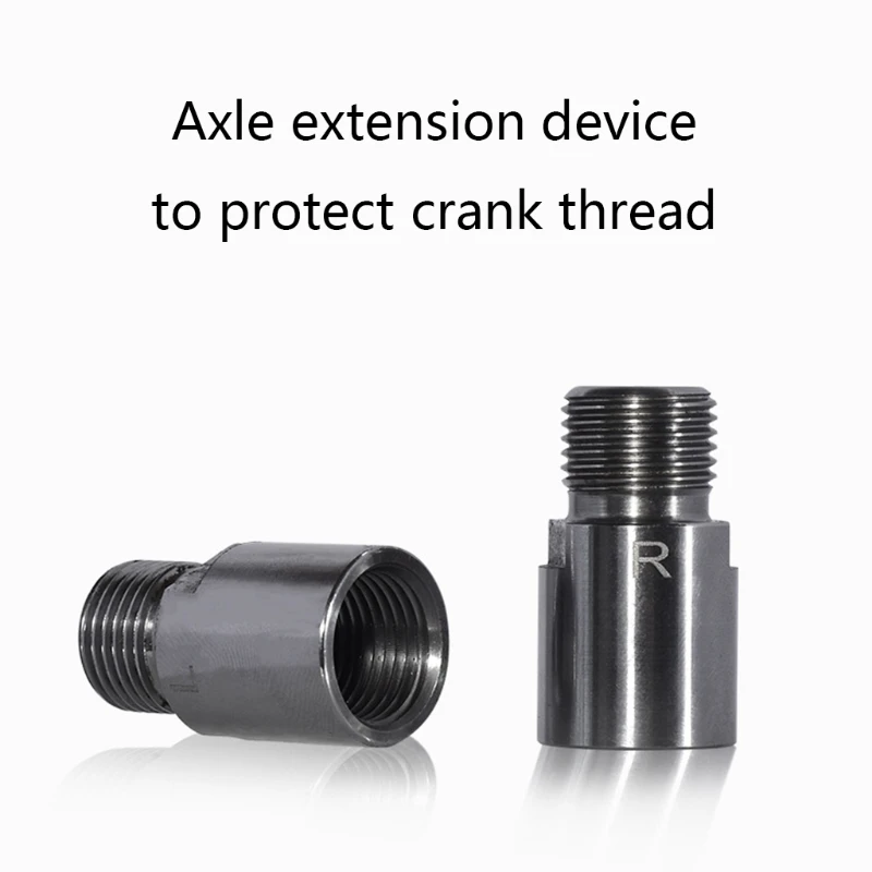 

Chrome Steel Pedal Extender Mountain Bike Crank Thread Protection Extension Tool X3UA