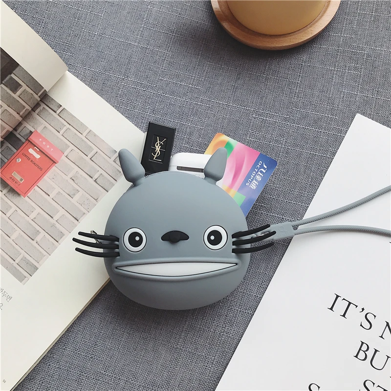 Чехол для наушников с мультипликационным персонажем аниме мягкий силиконовый