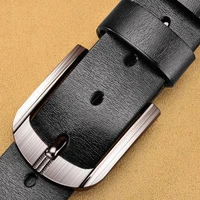 cow leather belt luxury strap male belts for fashion classice vintage pin buckle men belt high quality large size free shipping
