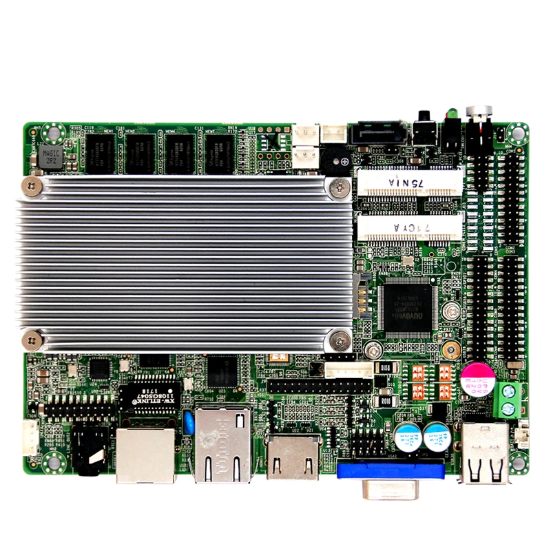 Материнская плата J1900 CPU 3 5 дюйма 4G ddr3 широкое напряжение 8 36 в LVDS 2 порта ethernet