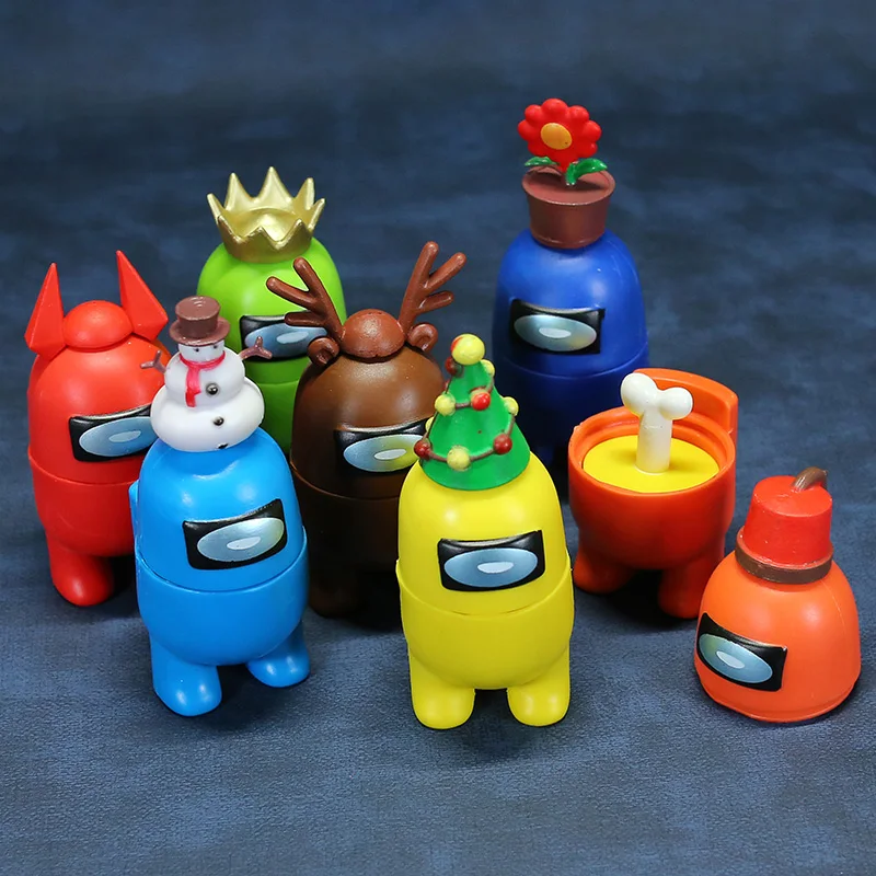 

Among Action Figures Game Toys AMUS Car Decoration Dolls Christmas Birthday Gifts 12pcs 10pcs 8pcs 7pcs