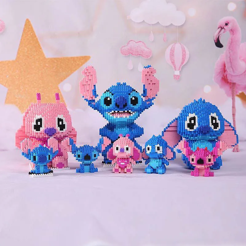 

Building Blocks Toys Diamond Blocks cat Cartoon Anime Characters Puzzle Teaching Children's Toy