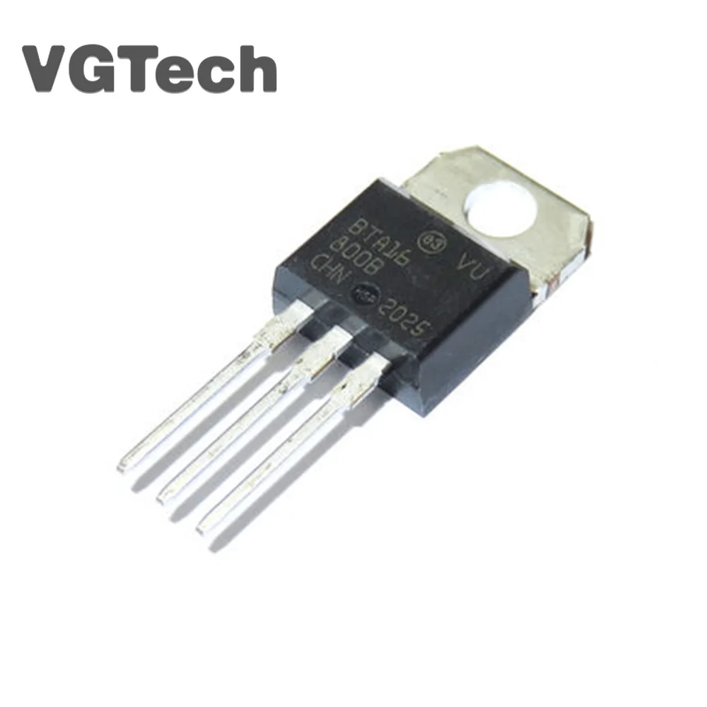 

100pcs BTA16-800B TO-220 BTA16-800 TO220 BTA16 800V 16A Новый и оригинальный