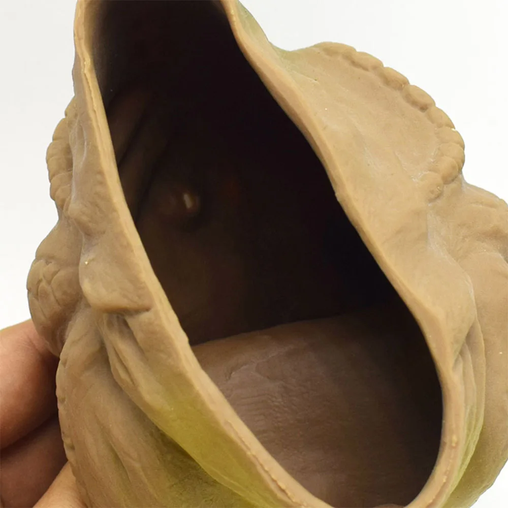 Мягкий винил ПВХ динозавр марионетка Халат с капюшоном в виде животного перчатки