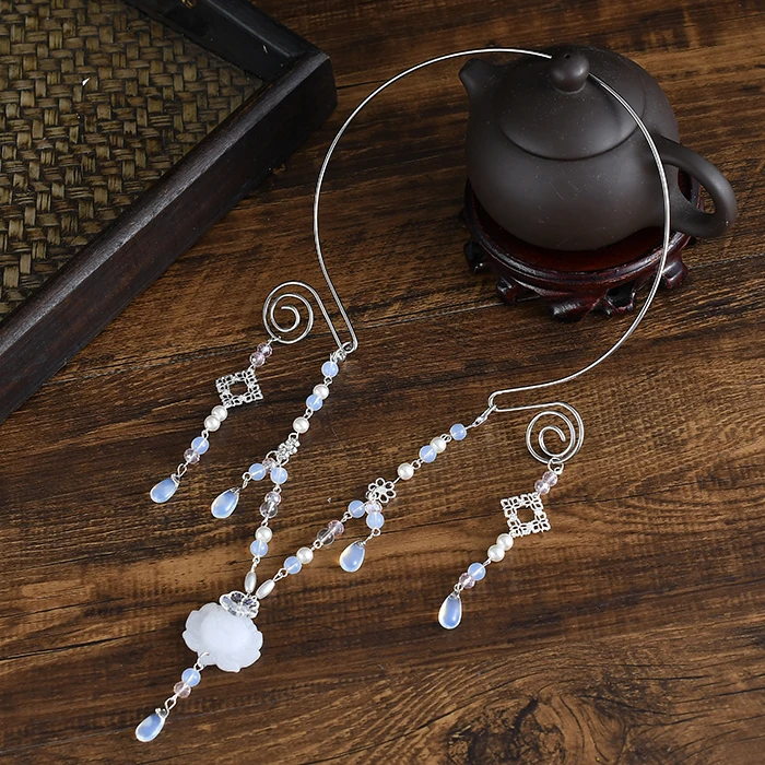 Китайский ошейник для костюма в старинном стиле повседневное ожерелье Hanfu