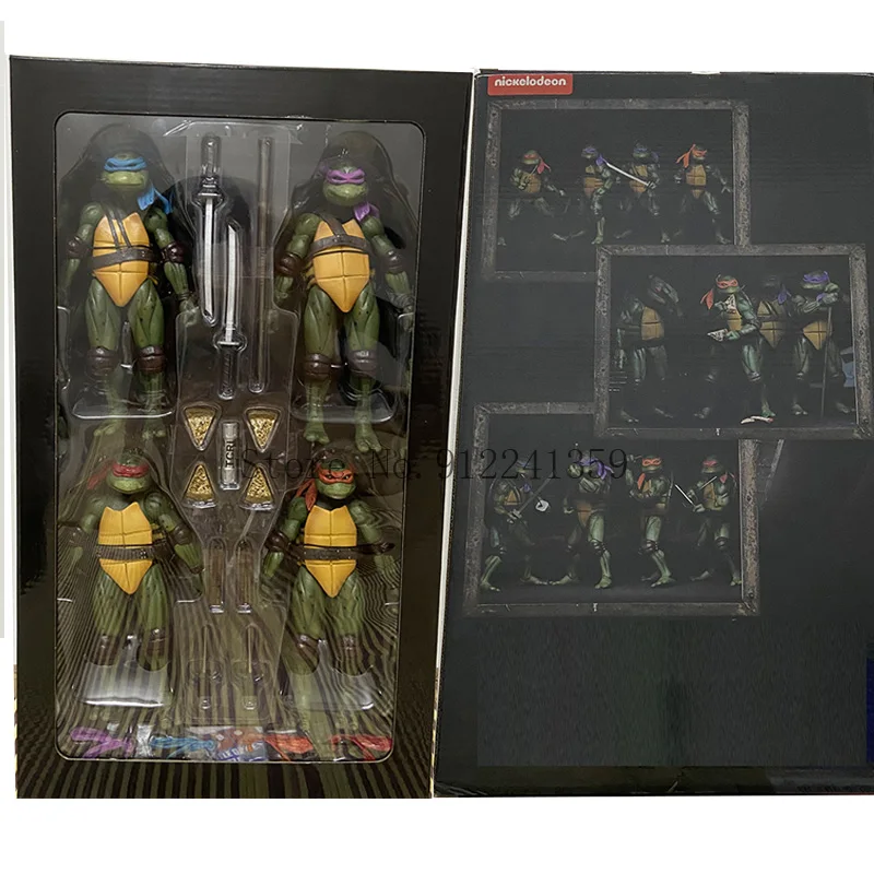 Экшн-фигурка NECA черепаха Рафаэль Леонардо Микеланджело Донателло измельчитель