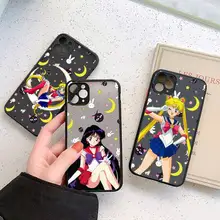 Sailor Moon Cartoon Girl Phone Case matte transparent  For iphone 7 8 11 12 plus mini x xs xr pro max cover