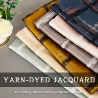 exquisite jacquard fabrics sewing material for dress women high end brocade fabric per meter eu style fabric for sofa and dress