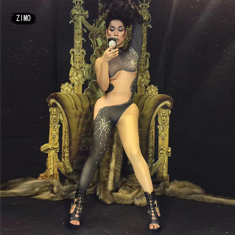 

Black fireworks explode in rhinestone jumpsuits costumes worn by singers and dancers at bar parties and concerts Patchwork women