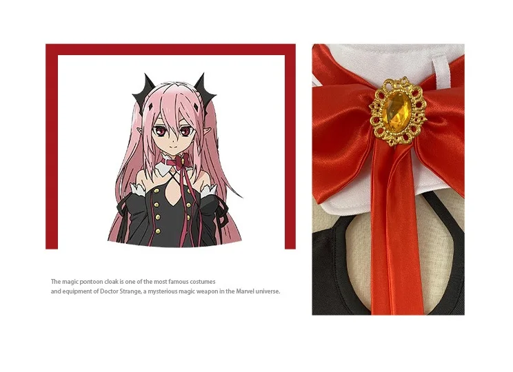 Seraph Of The End Owari no Krul Tepes костюмы для косплея на Хэллоуин и карнавал - купить по