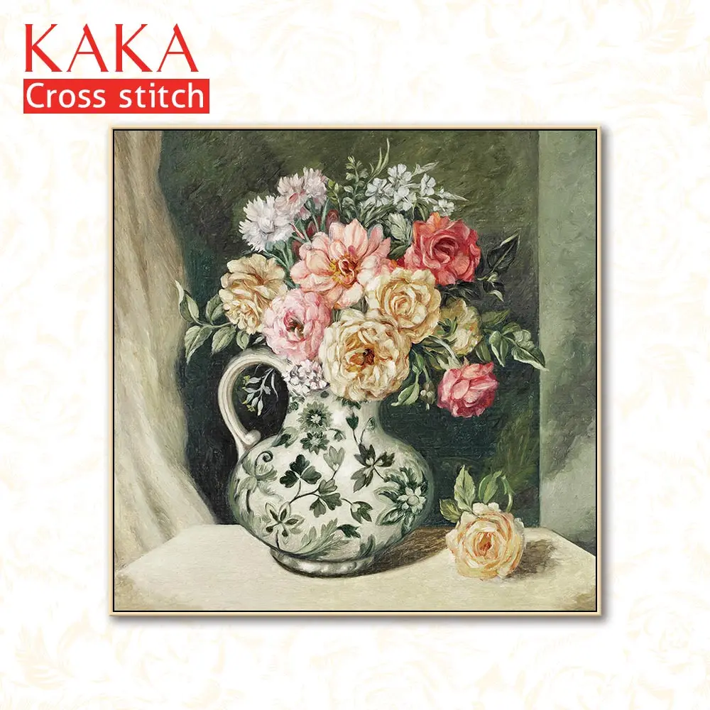 Наборы для вышивки крестиком наборы с напечатанным рисунком 11ct-холст домашнего