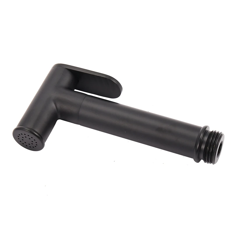 

Black Handheld Bidet Spray Shower Sprayer Set Toilet Faucet Shower Bidet with Hose and Holder Bathroom Accessories Home Improvem