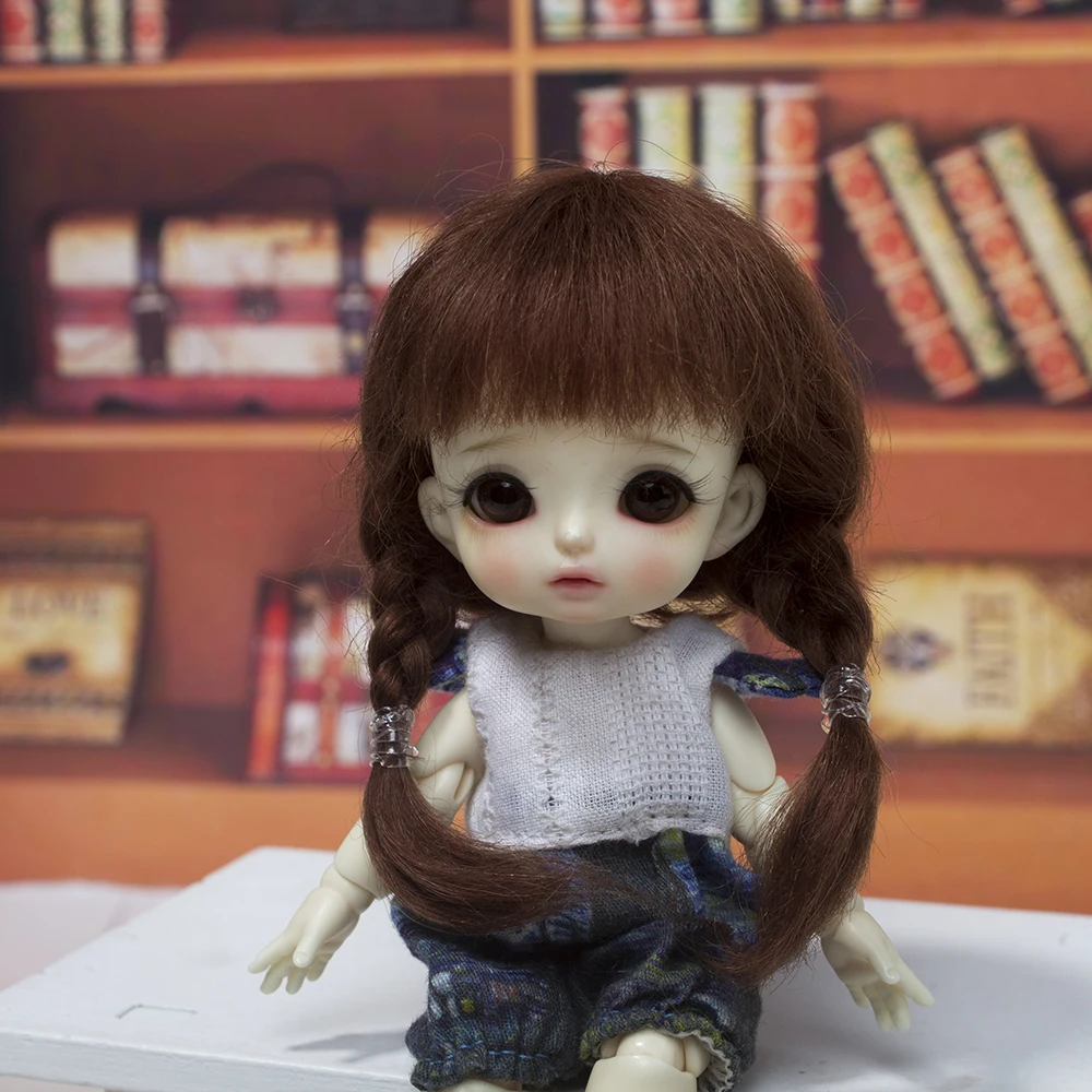 Новое поступление 2019 1/6 1/8 Bjd SD ob11 маленький кукольный парик Модный стиль