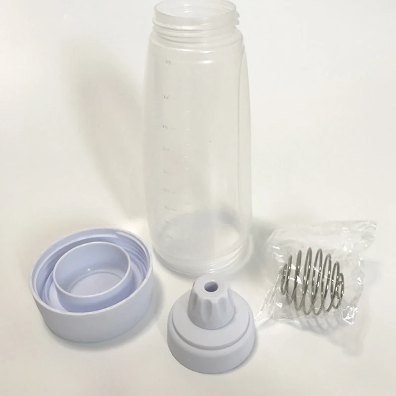 Hand Crank Batter Mix Bottle Cream Dispensing Pot Soft Muffin Scale Dispenser Mixing | Дом и сад