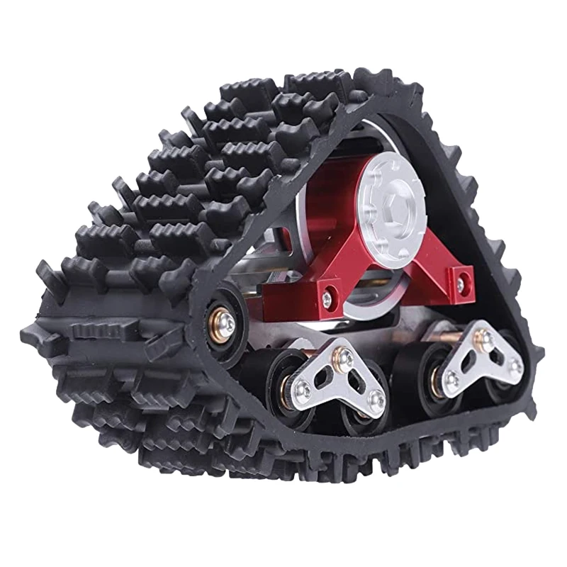 2PCS RC SCX10 Tracked Wheel Snow Tires High Quality for 1/10 90018 Ghosts Upgrade Parts of The Wheeled Car Modified Sno | Игрушки и