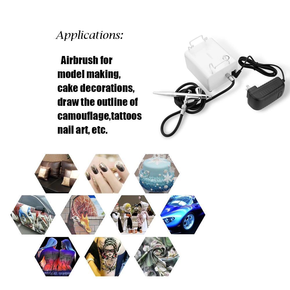 Красивая Аэрограф маленький распылитель насос ручка воздушная щетка с