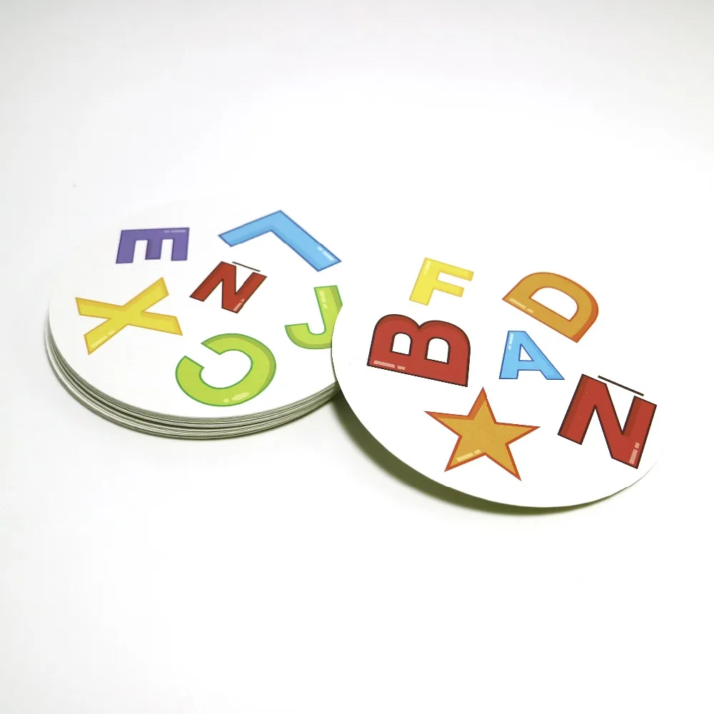 

spot animals card games with tin box 80 mm hip camping letter for the family gathering Dobble it board game