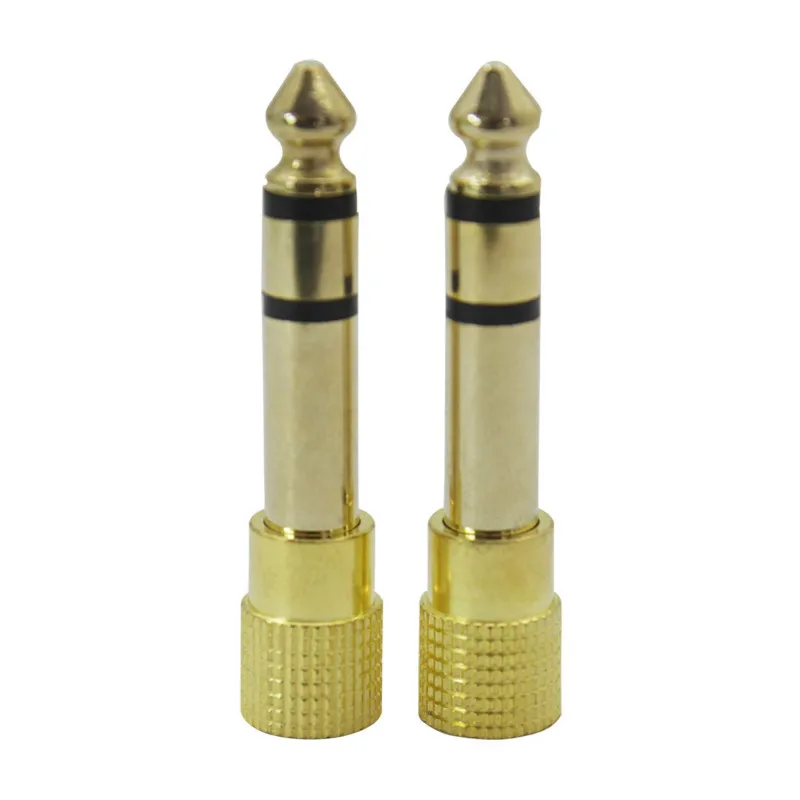 

6.5 To 3.5 Audio Adapters 2 Packs F-35 Instrument Conversion Adapter Adapter Connector Musical Instrument Accessories