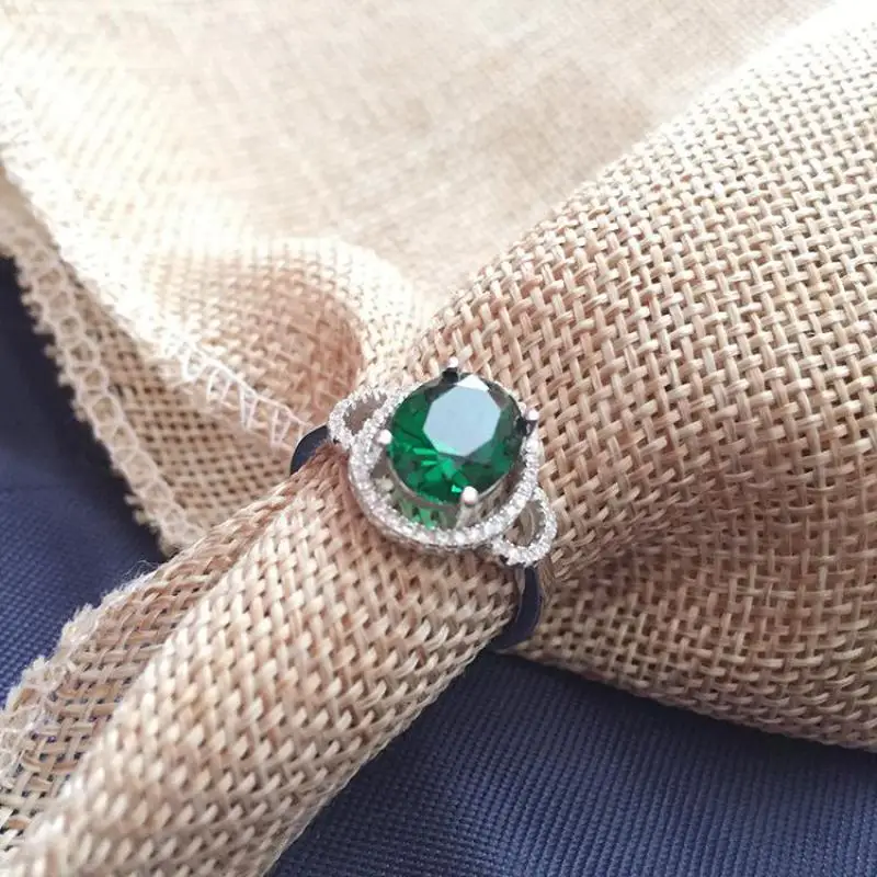 Настоящее чистое 925 пробы серебряные кольца для женщин Уникальный дизайн большой