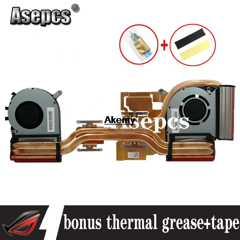 Новый оригинальный процессор gpu охлаждающий вентилятор кулер для For Asus FX705 FX705G