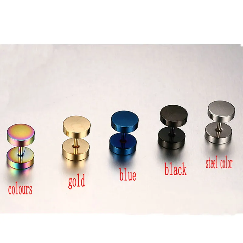 Женские и мужские серьги гвоздики из нержавеющей стали|Серьги-гвоздики| |