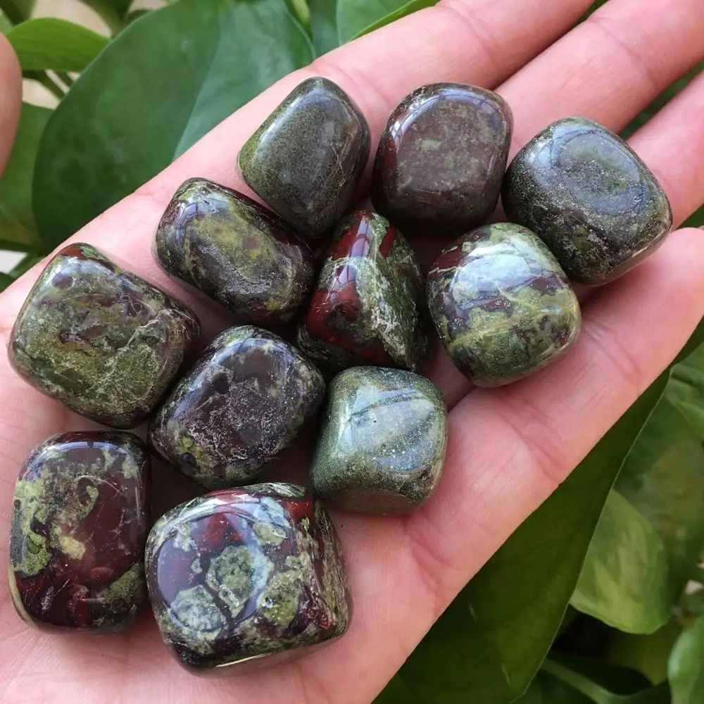 

Dragon Blooded Tumbled Stone Irregular Polishing Natural Rock Mineral Bead For Chakra Healing Home Decoration Accessories