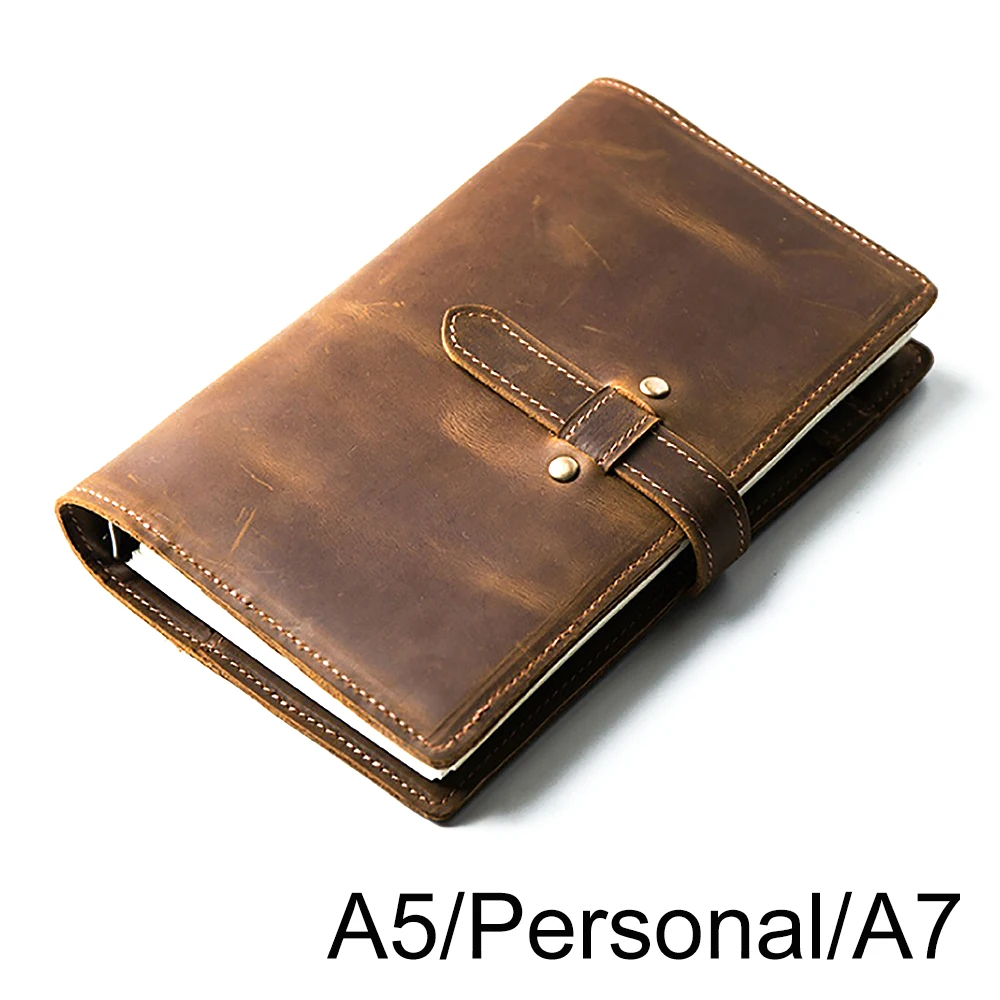 Handnote винтажный блокнот из натуральной кожи A5 персональный дневник A7 дорожный