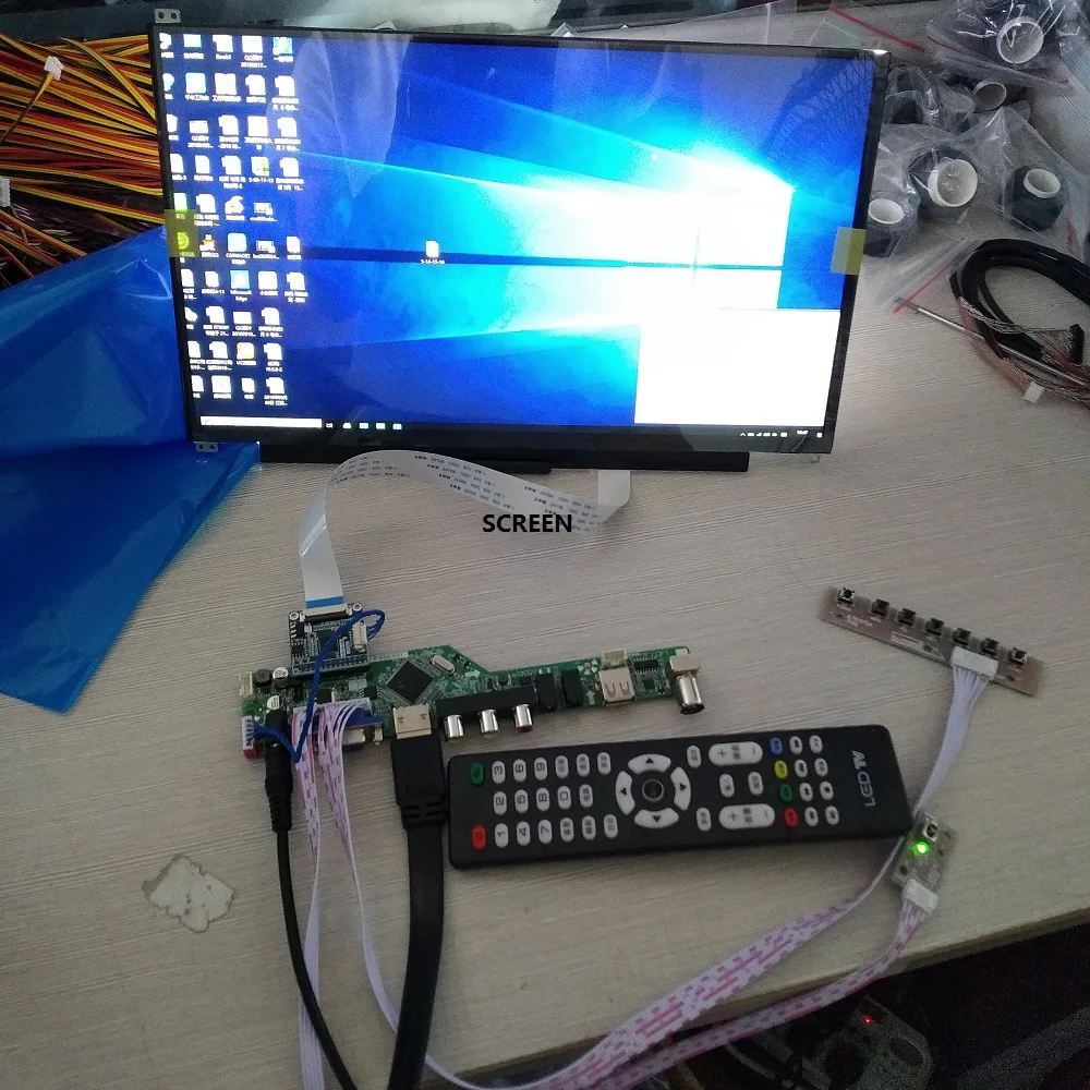 Комплект аудио VGA 14 0 дюймов IPS LP140WF3-SPC1 1920(RGB)× 1080 ЖК-дисплей светодиодный Панель + ТВ