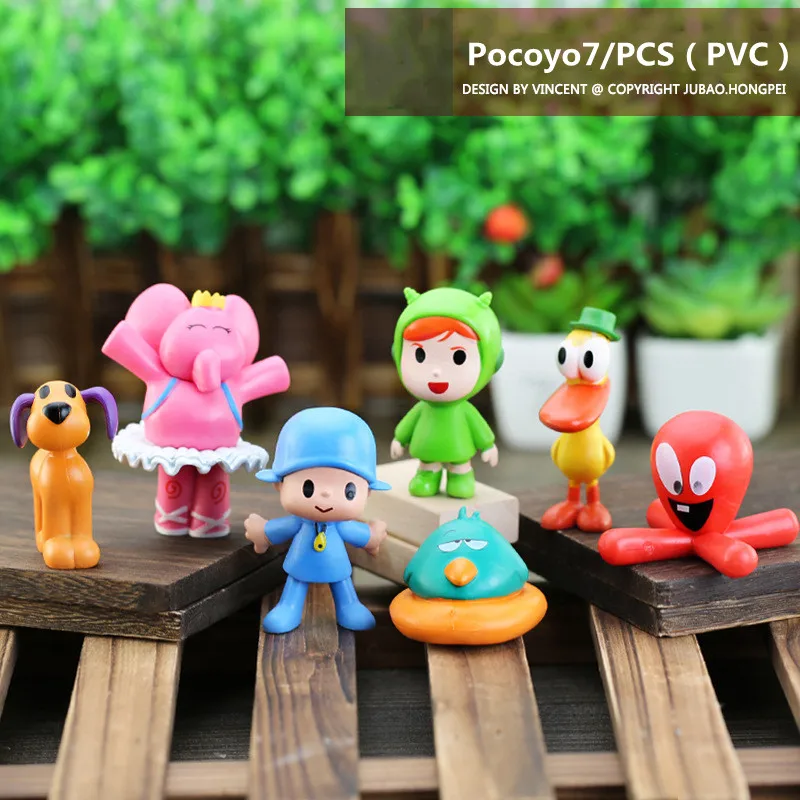 Новинка 2021 г. Лидер продаж маленькие украшения P Youyou кукла Pocoyo выпечка торта