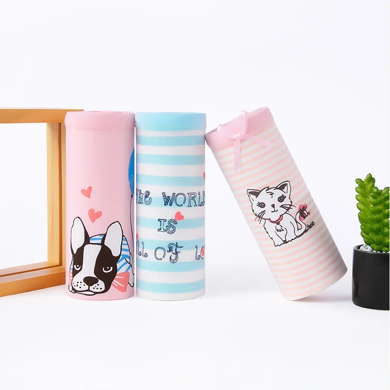 Трусы-боксеры хлопковые в полоску для девочек 4-13 лет 3 шт./компл. | Детская одежда и