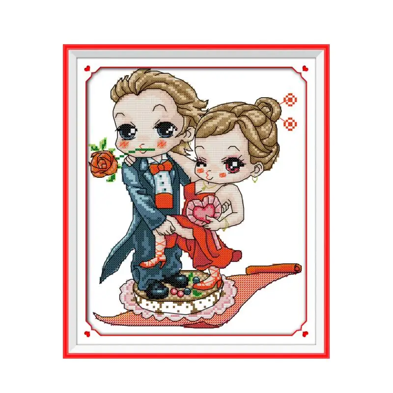 Набор для вышивки крестиком с изображением Танго 11 карат холсты стежков | Дом и