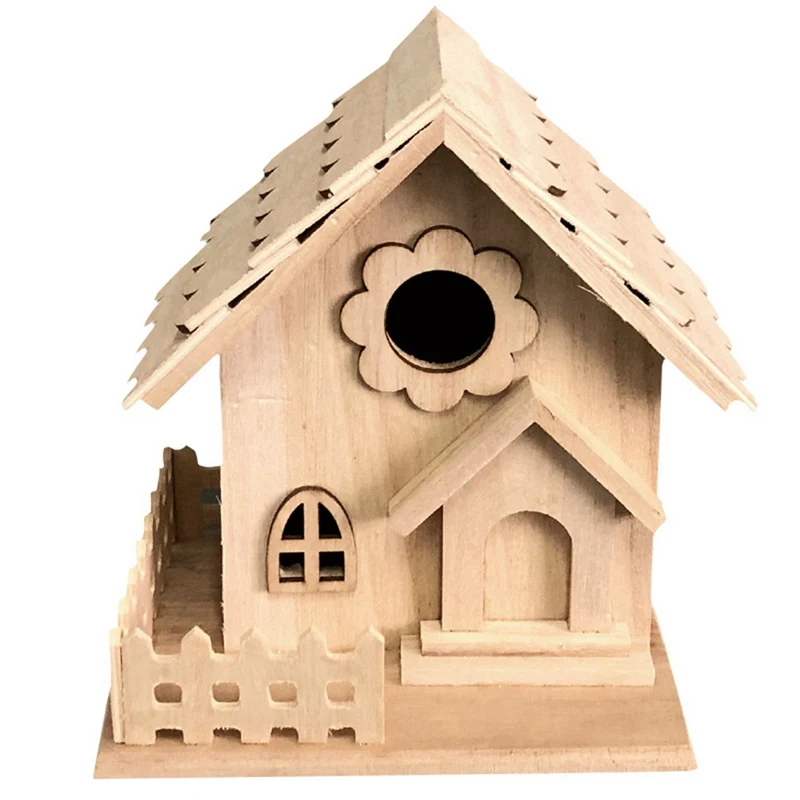 

2021 Wood Creative Bird Nest Decoration Woods Garden Gardening Decoration Room Hanging Decoration