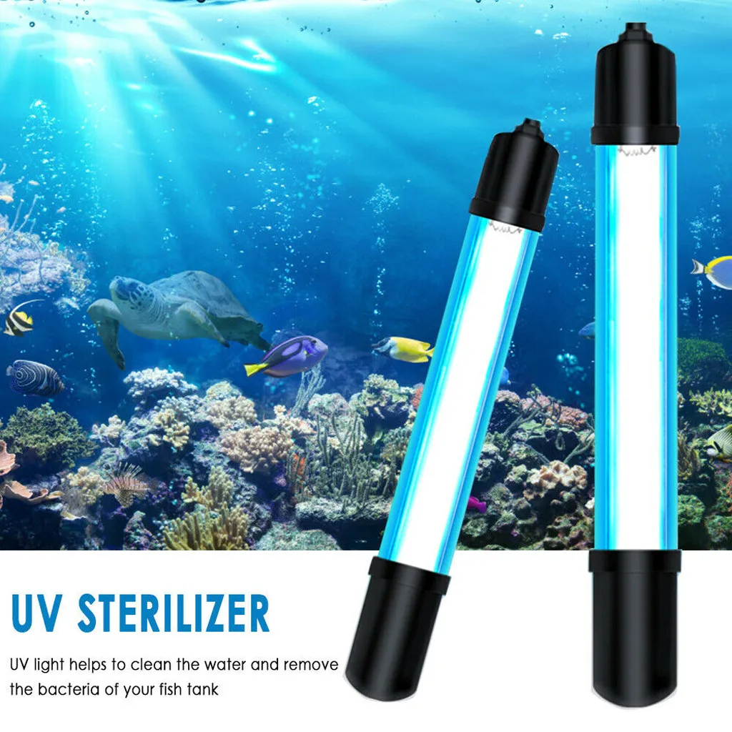 

Aquarium UV Sterilizer Light Submersible Water Filter Clean Lamp Water Cleaner For Aquarium Pond Fish Tank Ultraviolet Light