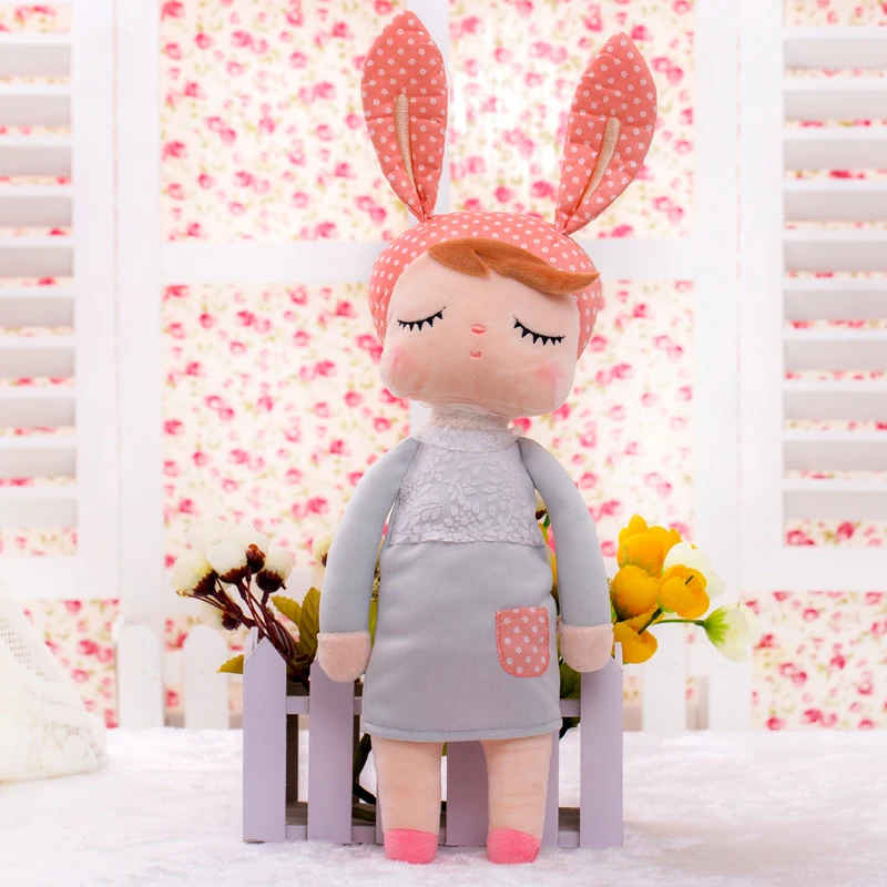 В коробке Metoo Кукла Kawaii плюшевая Мягкая Плюшевая Игрушка Животные детские игрушки для девочек и мальчиков на день рождения Рождество Кролик Анжела