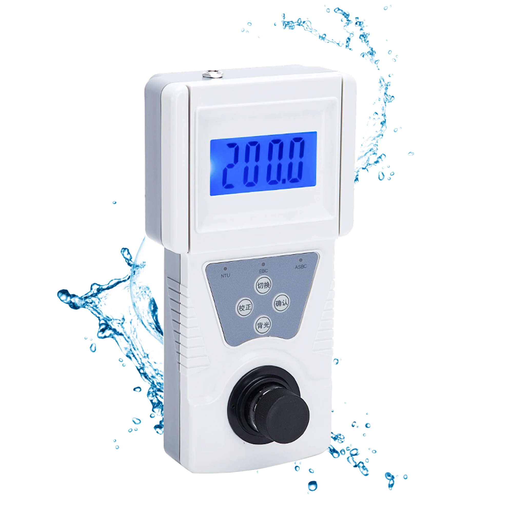 

Digital Water Turbidity Meter Portable Handheld Turbidimeter 0~20 NTU ISO7027 Compliant, Accuracy 0.01 with Backlight