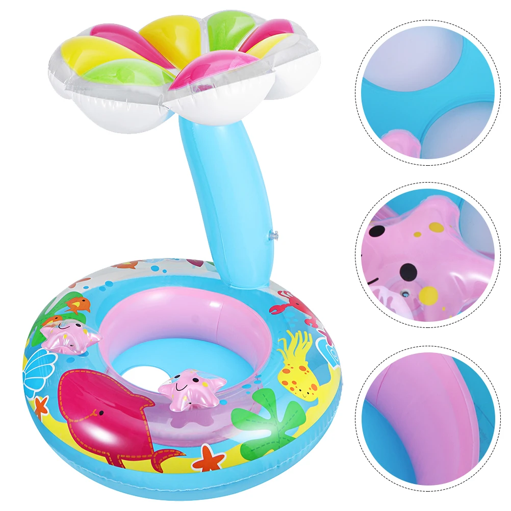 

Adorable Kids Inflatable Swimming Ring Pool Swim Ring Seat Float Boats