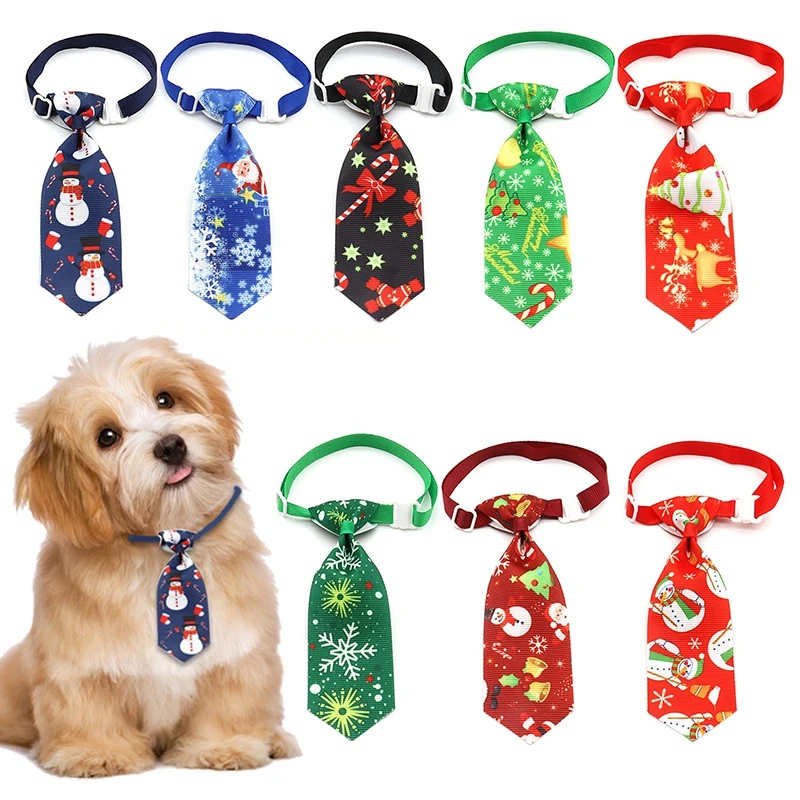 

Рождественский галстук для собак, питомц, Мец, мультяшная игрушка для щенков, галстук, галстук, одежда для домашних животных, кошек, галстук, ...