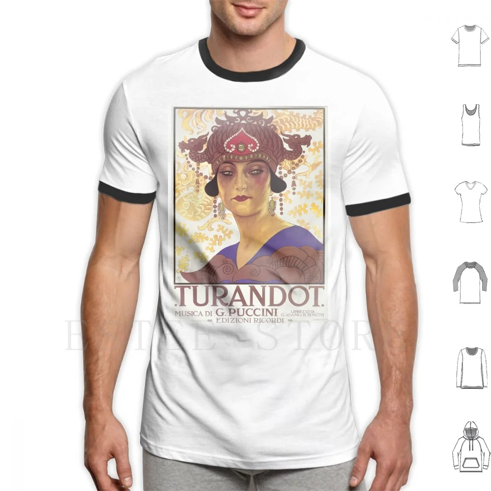 Винтажная Футболка Turandot Мужская хлопковая футболка 6Xl Музыкальный музыкант