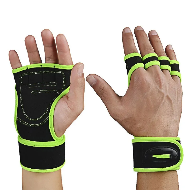 

Cross border Fitness Gloves pull up hard power belt for men and women's five finger anti-skid palm protection
