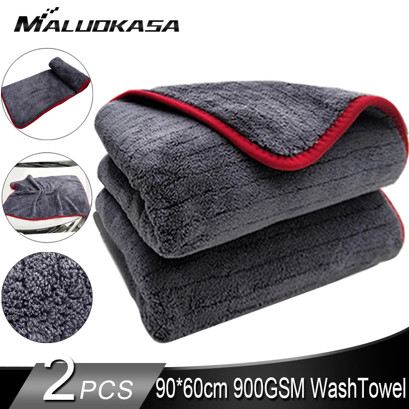 

Тряпка для автомобилей 90x60 см машинная Детализация ткань для мытья автомобиля микрофибра полотенце для чистки автомобиля 900GSM Толстая микро...