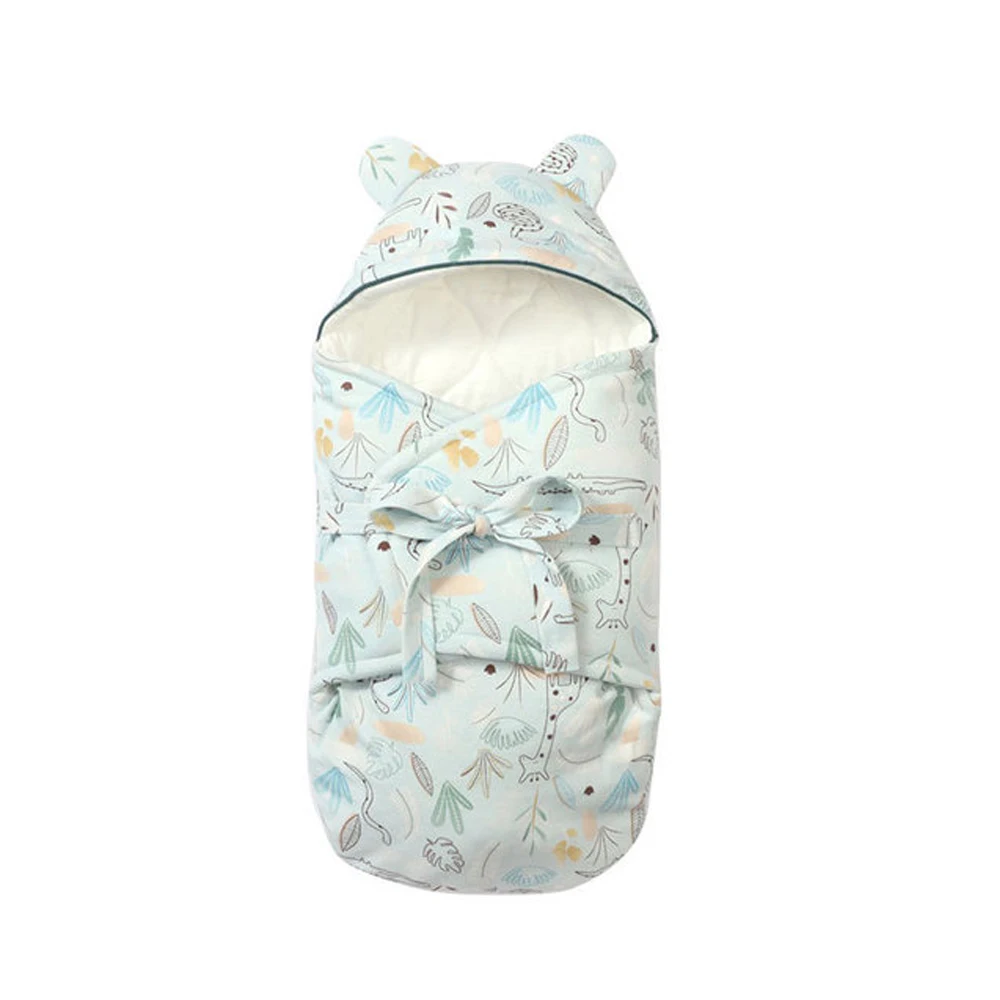 Теплые спальные мешки для новорожденных кокон пеленка хлопковое детское одеяло